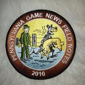 PATCH Pennsylvania Game News Field Notes Embroidered Patch 2010